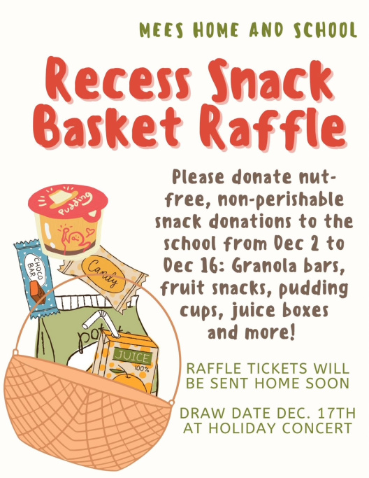 Recess Snack Basket Raffle