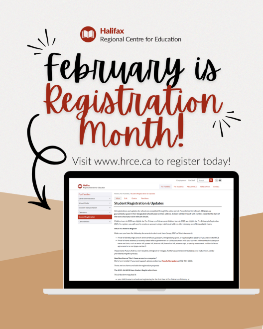 February is registration month