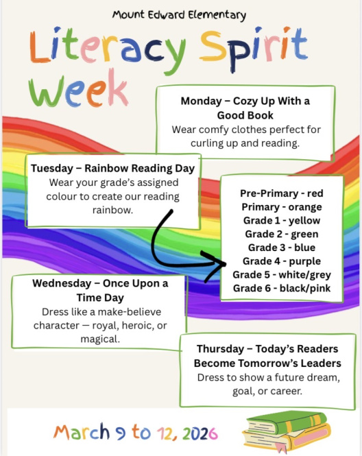 Literacy  Spirit Week - 2026