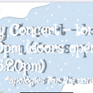 Sorry for any confusion.  Concert tonight is 6:30pm (doors open at 6:20pm)