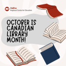 October is the Canadian Library Month