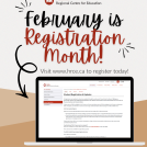 February is registration month